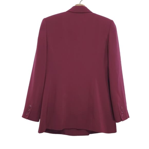 Valerie Stevens | Petites | Double Breasted Button Front Blazer with Pockets - Picture 4 of 10